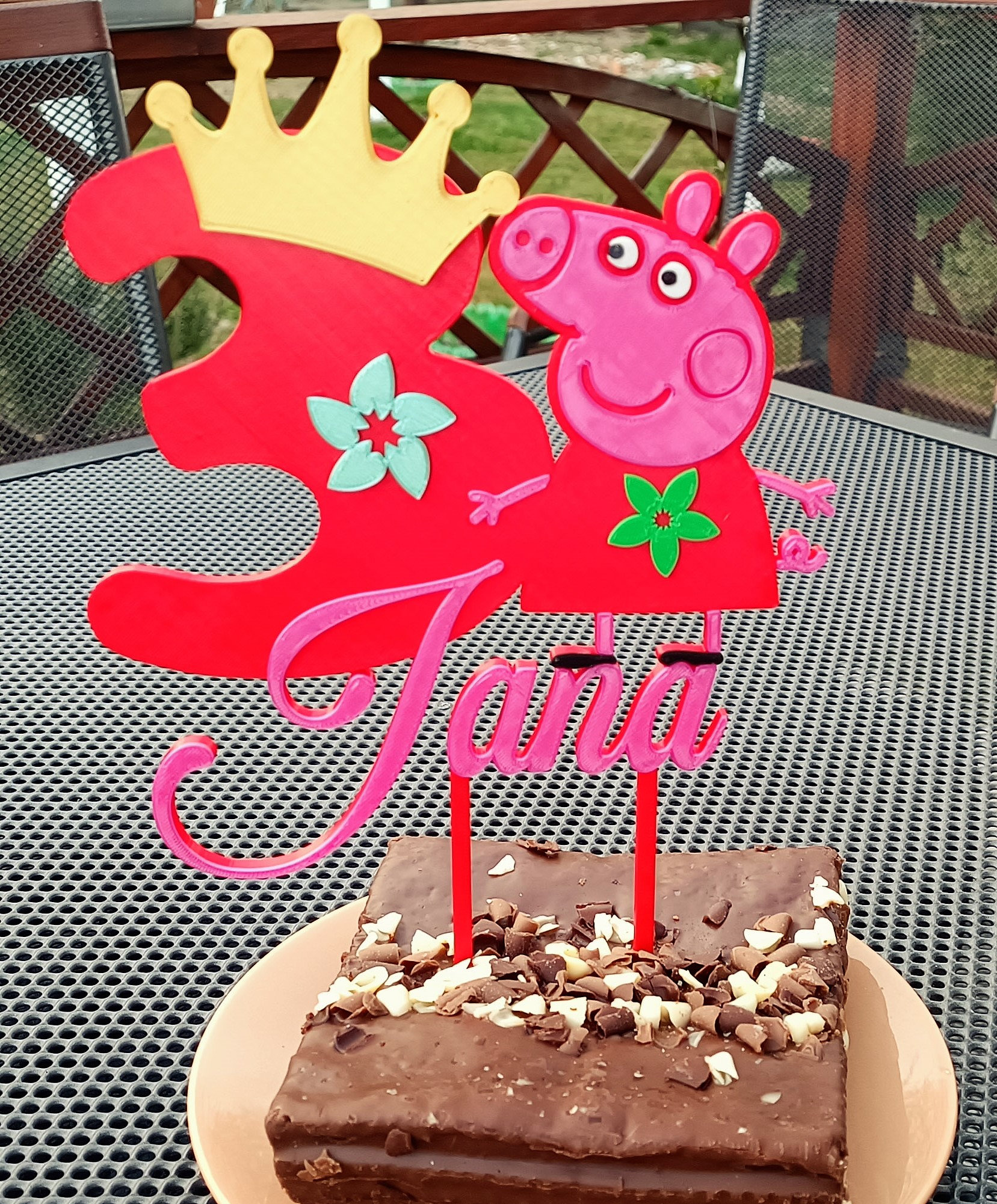 Peppa Pig Cake Topper. Peppa Cake Topper Peppa Pig Birthday. Etsy