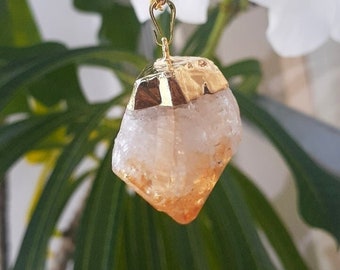 Citrine Crystal Necklace