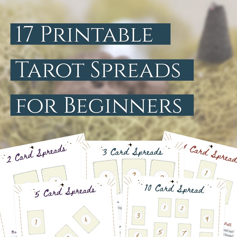 17 Printable Tarot Spreads for Beginners Tarot Card Spread - Etsy