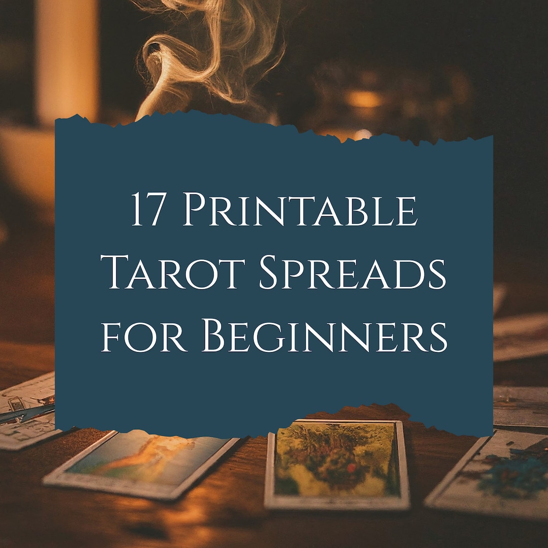 Simple Tarot Examples 17 Printable Tarot Spreads for Beginners - Learn Tarot - 17 ...