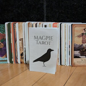 Magpie Tarot Deck – 78 Curated Patchwork Cards - Etsy