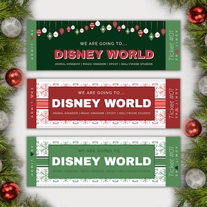 Winter Theme Park Trip Surprise Tickets