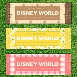 Summer/Spring Theme Surprise Trip Ticket