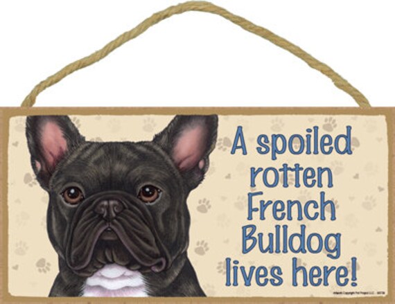 A Spoiled Rotten French Bulldog Lives Here Made in the USA 