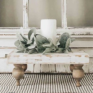 Soporte de pedestal de madera / Soporte de madera de diseño | Etsy