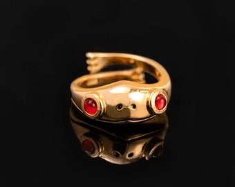 etsy frog ring