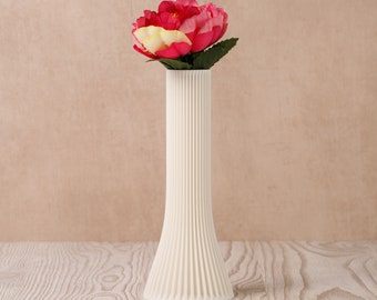 Eco-Friendly 3D Printed Dry Flower Vase - Sustainable Polylactic Acid Minimalist Home Decor