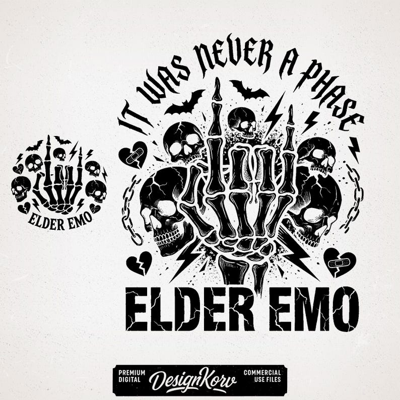 Emo Day PNG, Y2K Sad Girl Aesthetic, Alternative Scene Png, Gothic Eboy Png, Moody Heartbreak Png, It Was Never A Phase Elder Emo Png E-girl image 3