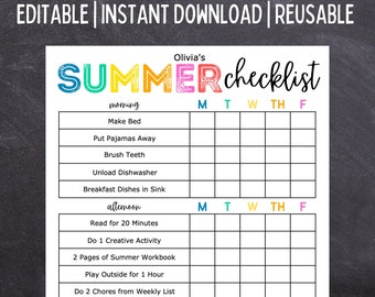 Dinner Duty Chore Chart INSTANT DOWNLOAD children jobs family