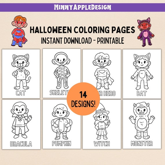 Buy Halloween Coloring Pages Printable Halloween Coloring Sheets.