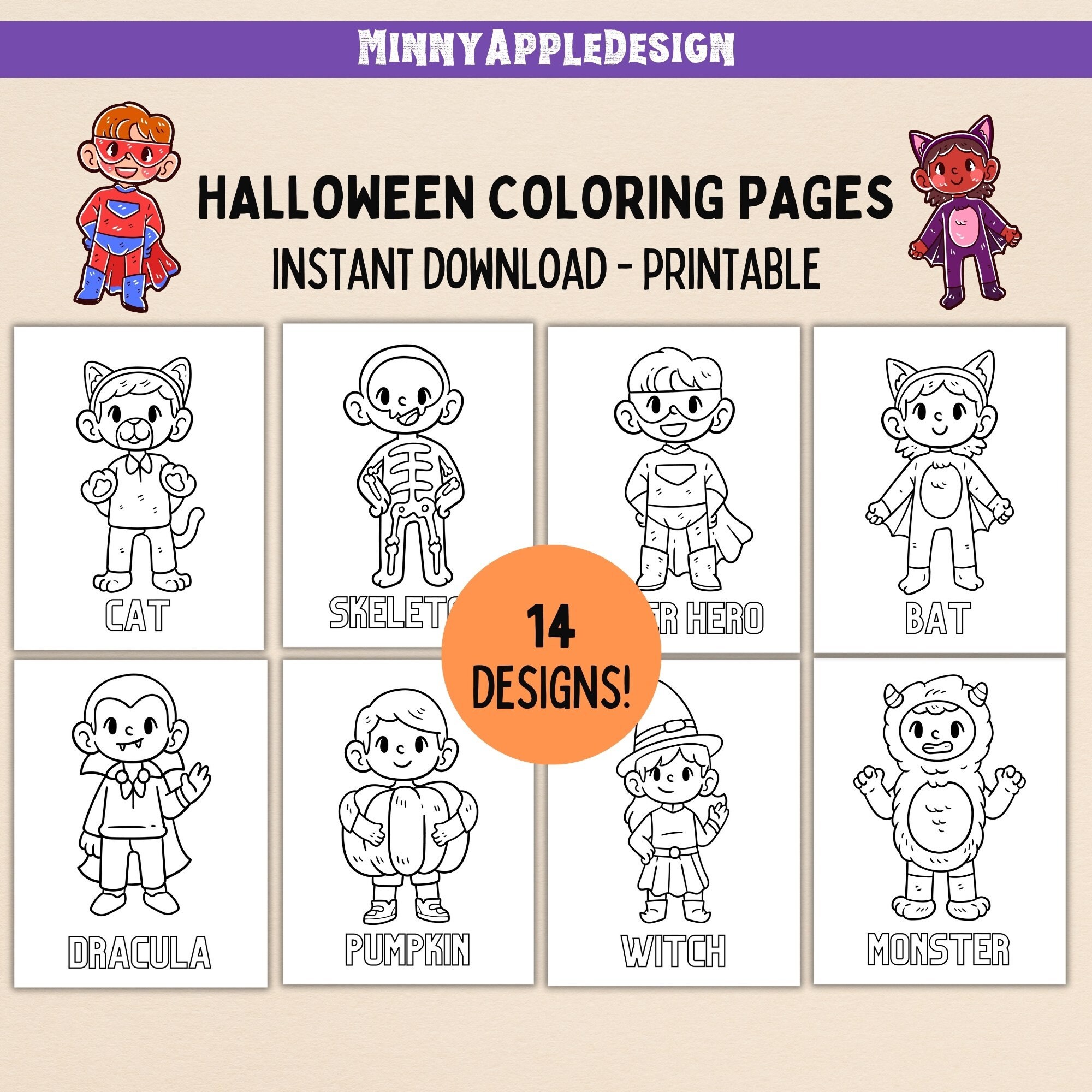 Buy Halloween Coloring Pages Printable Halloween Coloring Sheets.