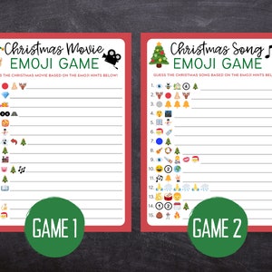 Printable Christmas Game Bundle Christmas Party Games - Etsy