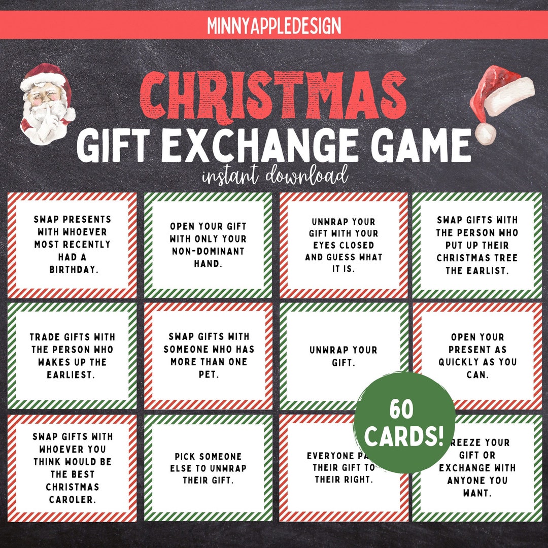 christmas-gift-exchange-game-printable-christmas-game-white-elephant-gift-exchange-cards-christmas-family-game-christmas-party-game-etsy