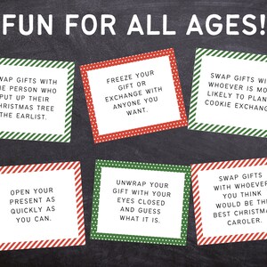 Christmas Gift Exchange Game Printable Christmas Game - Etsy