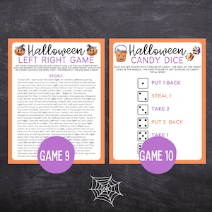 Paquete de 12 juegos imprimibles de Halloween / Juegos de fiesta de Halloween / Juegos de Halloween para niños, adolescentes y adultos / Actividades imprimibles de Halloween imagen 6