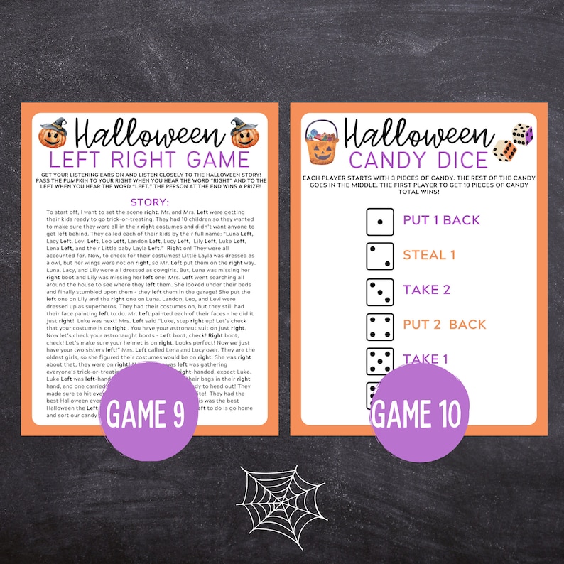 Paquete de 12 juegos imprimibles de Halloween / Juegos de fiesta de Halloween / Juegos de Halloween para niños, adolescentes y adultos / Actividades imprimibles de Halloween imagen 6