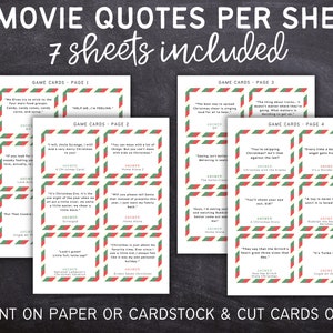 Name the Christmas Movie Game Printable Christmas Game - Etsy