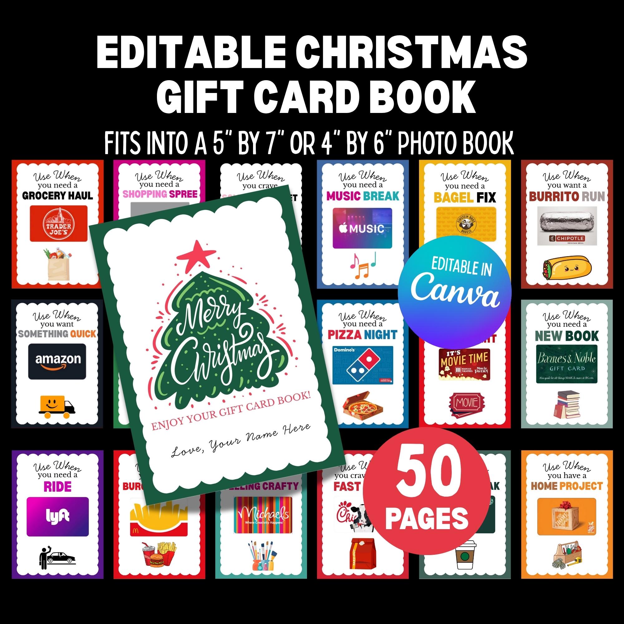 printable christmas gift card books - 60+ gift ideas for 2025
