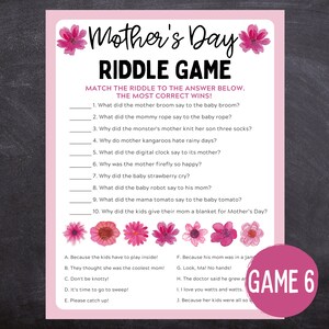 Mothers Day Printable Games Mothers Day Games Bundle Etsy Mothers Day Printable Games Mothers Day Games Bundle Etsy