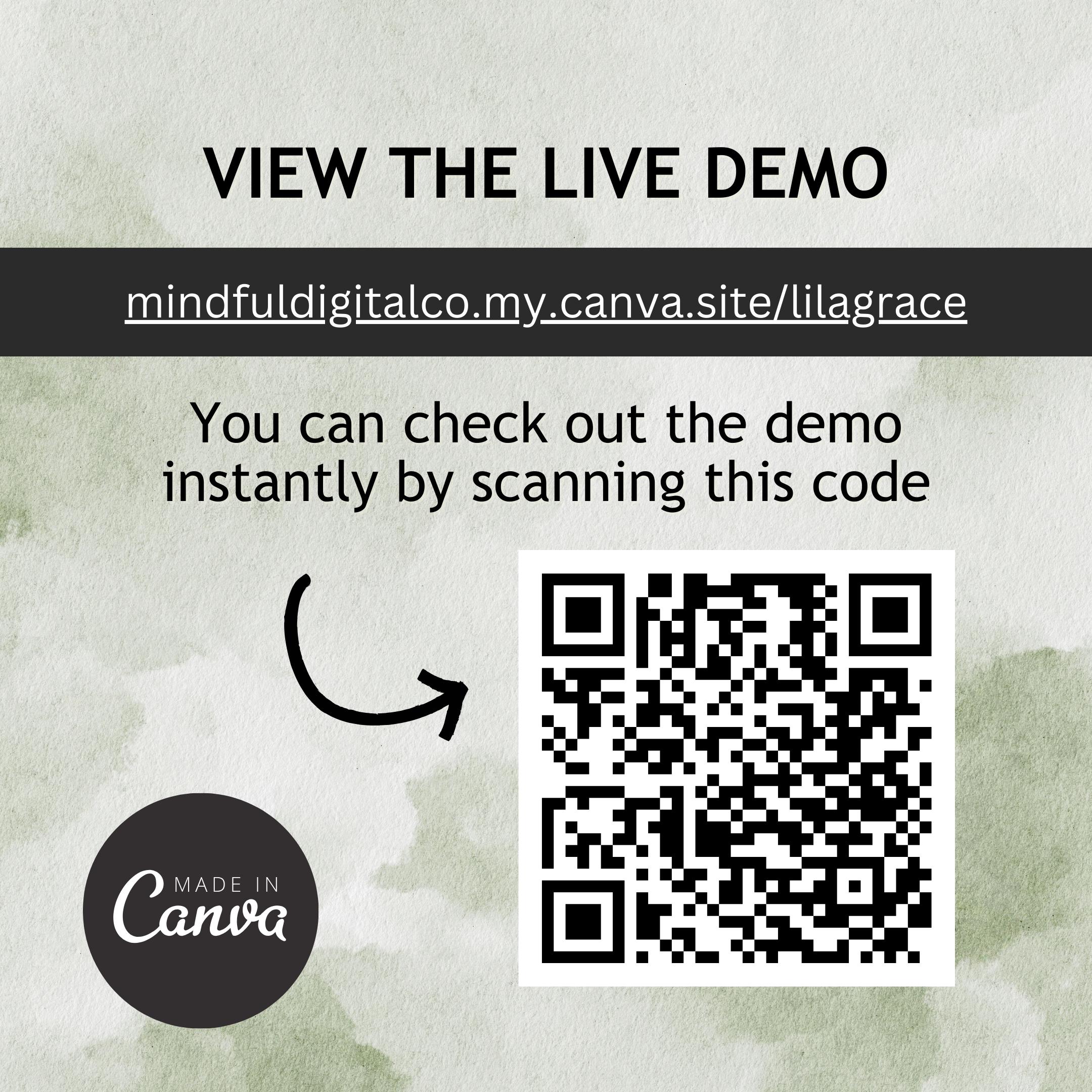 Wellness Coach Canva Website Template Editable Coaching Landing Page ...