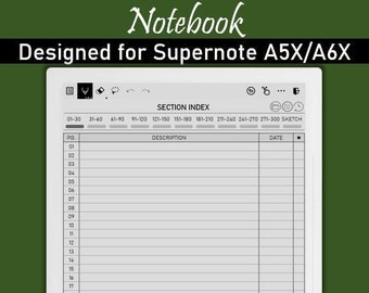 Supernote Notebook