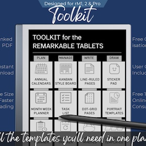 Toolkit for the reMarkable tablets