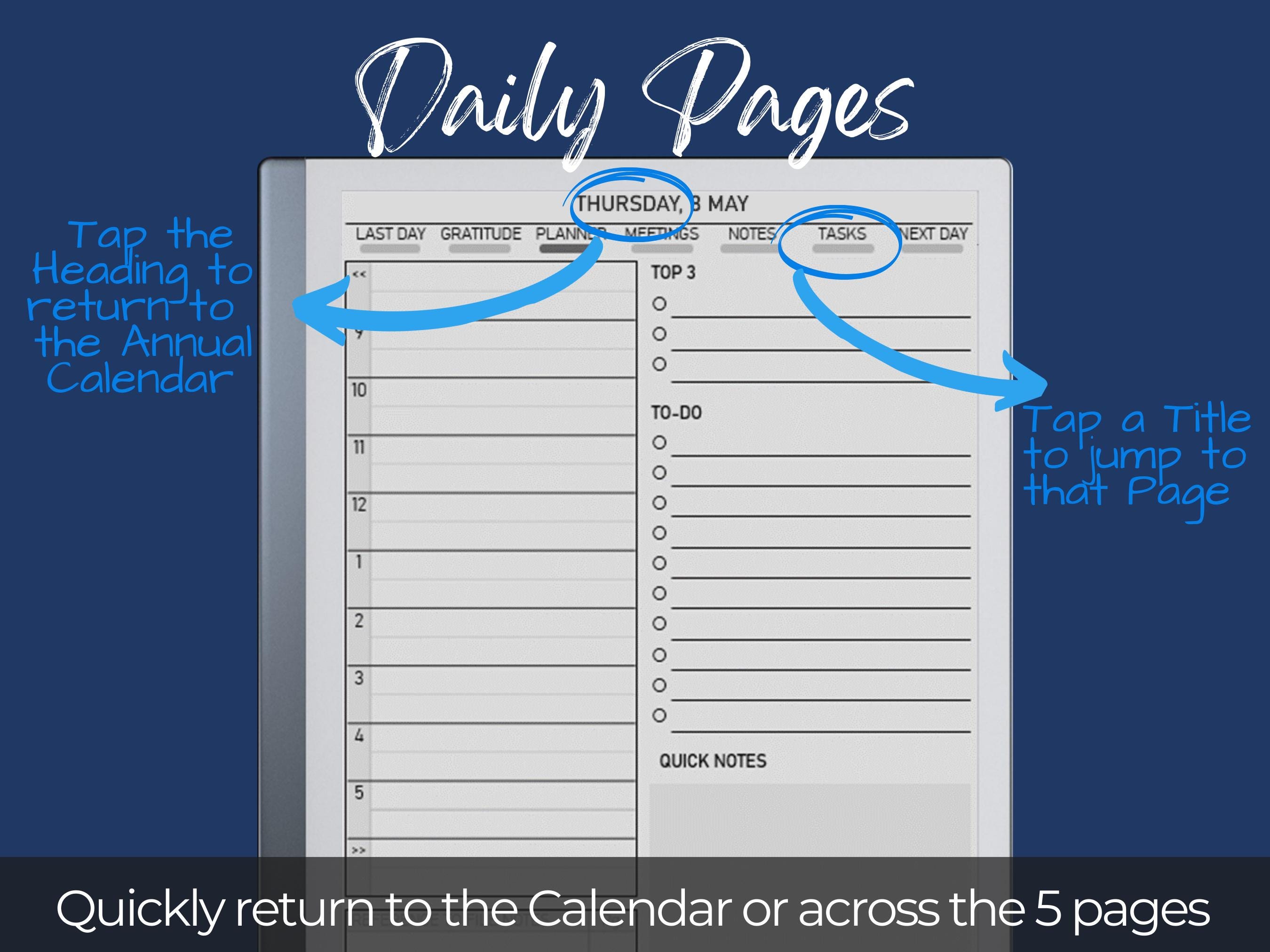 Daily Journal for the Remarkable Tablets - Etsy