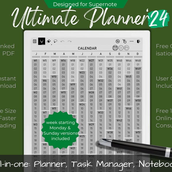 Supernote Ultimate Planner