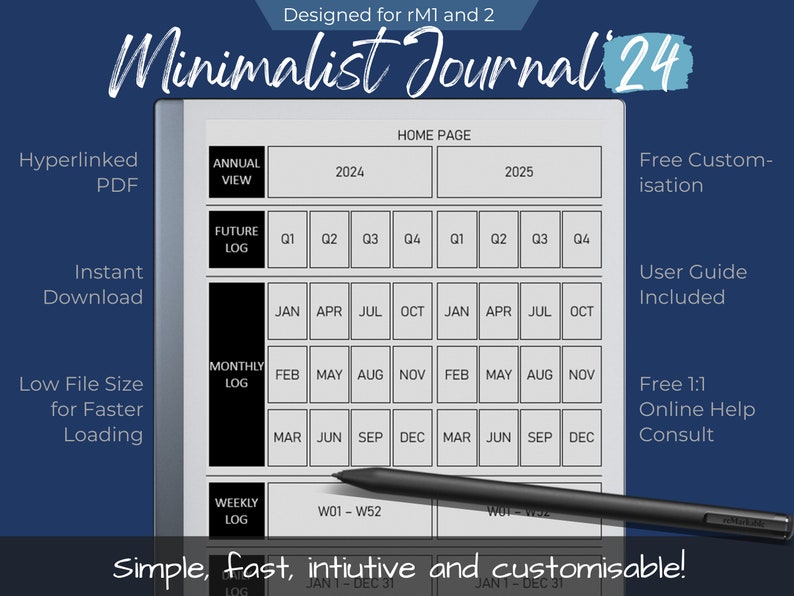 reMarkable Minimalist Journal image 1