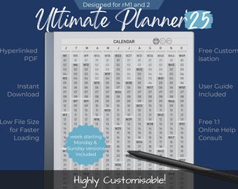 Ultimate Planner for the reMarkable tablets