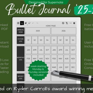 Supernote Bullet Journal