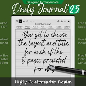 Supernote Daily Journal