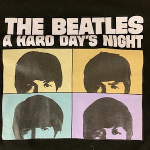 Gently Used The Beatles Hard Days Night t shirt Medium