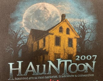 Gently Used Detroit 2007 Hauntcon t shirt XL