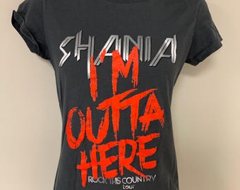 Shania Rock This Country Tour Promo Concert T Shirt Small Size - Etsy
