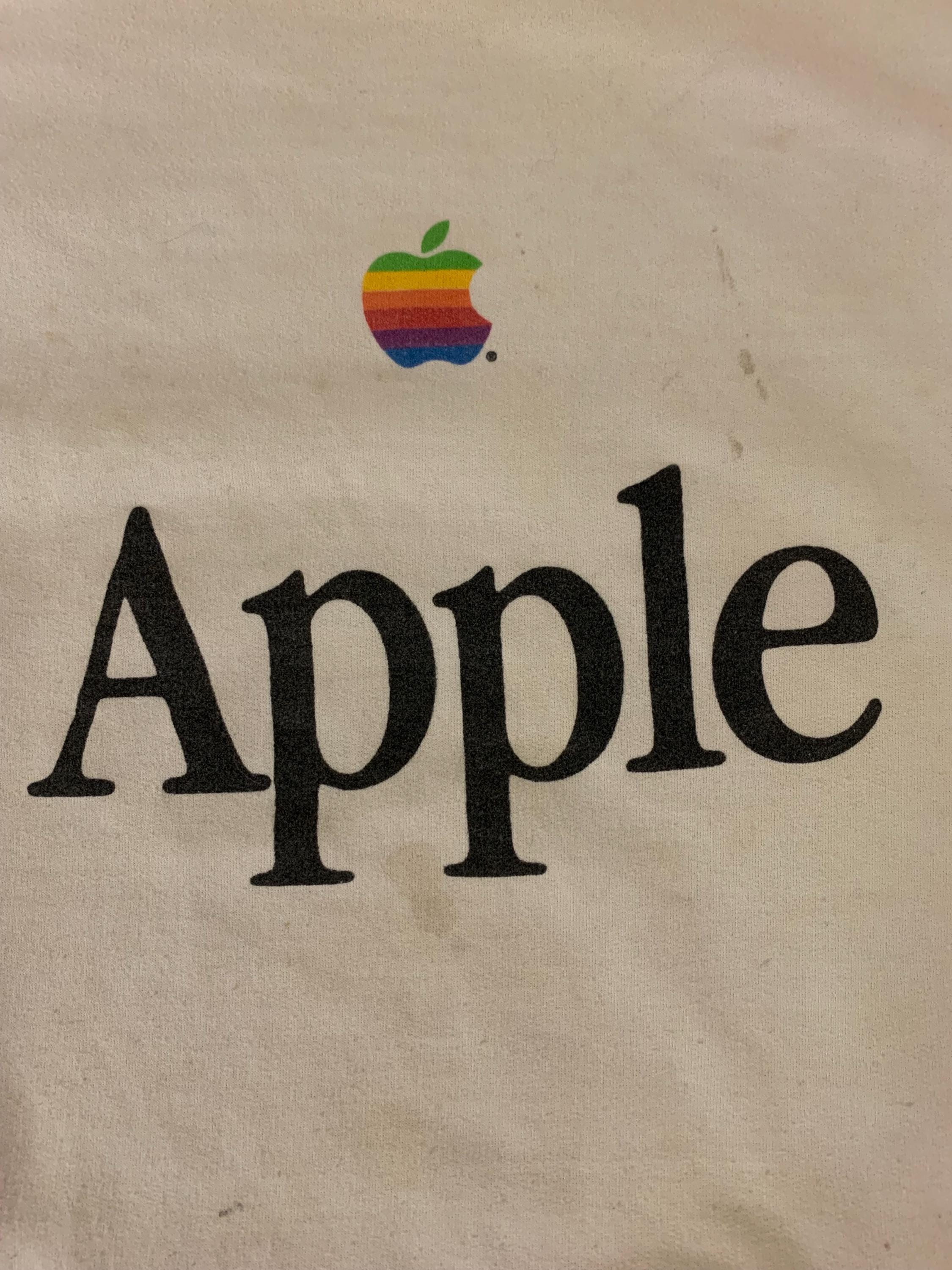 80s ヴィンテージ Apple Computer ジャケット ロゴ刺繍 Apple Computer Sweatshirt Retro - Etsy