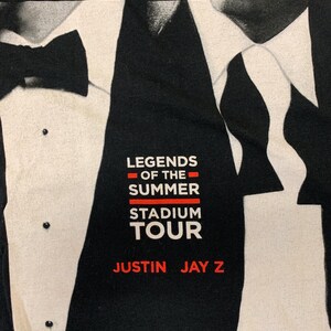 Justin Timberlake x Jay-Z 2013 TシャツM一点物 Justin Timberlake x