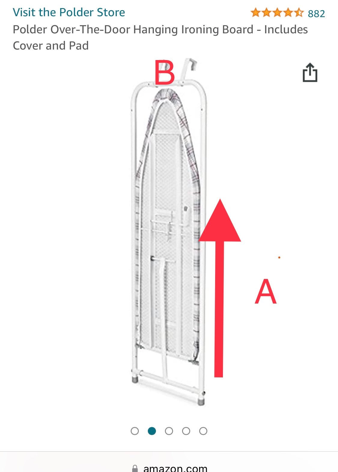 Custom Padded Ironing Board Cover // Blue Ticking Stripe // Etsy