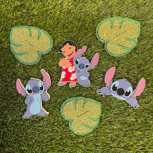 Stitch Cupcake Toppers/Stitch Cake Decorations/Lilo & Stitch Cupcake Toppers/ Birthday Cake Toppers