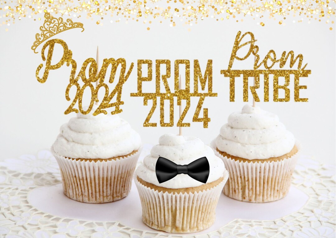 Prom 2024 Cake Toppers /prom Cupcake Toppers/prom Cake Decorations