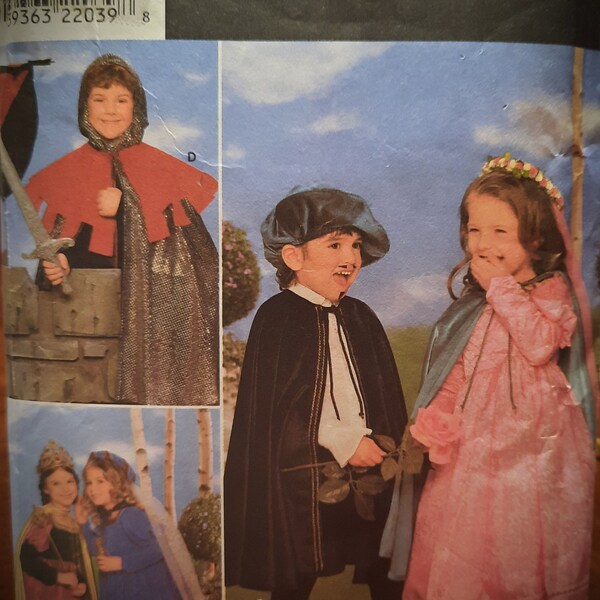 Kids Medieval Costume Pattern - Etsy