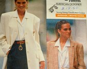 Vogue 2373 Jacket-Size Mixed 18-20-22 American Designer Donna Karan New York