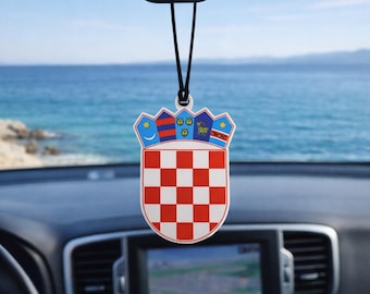 Espejo colgante interior para remolque de coche en Croacia Decoración de espejo interior para coche Gadgets para coche en Croacia