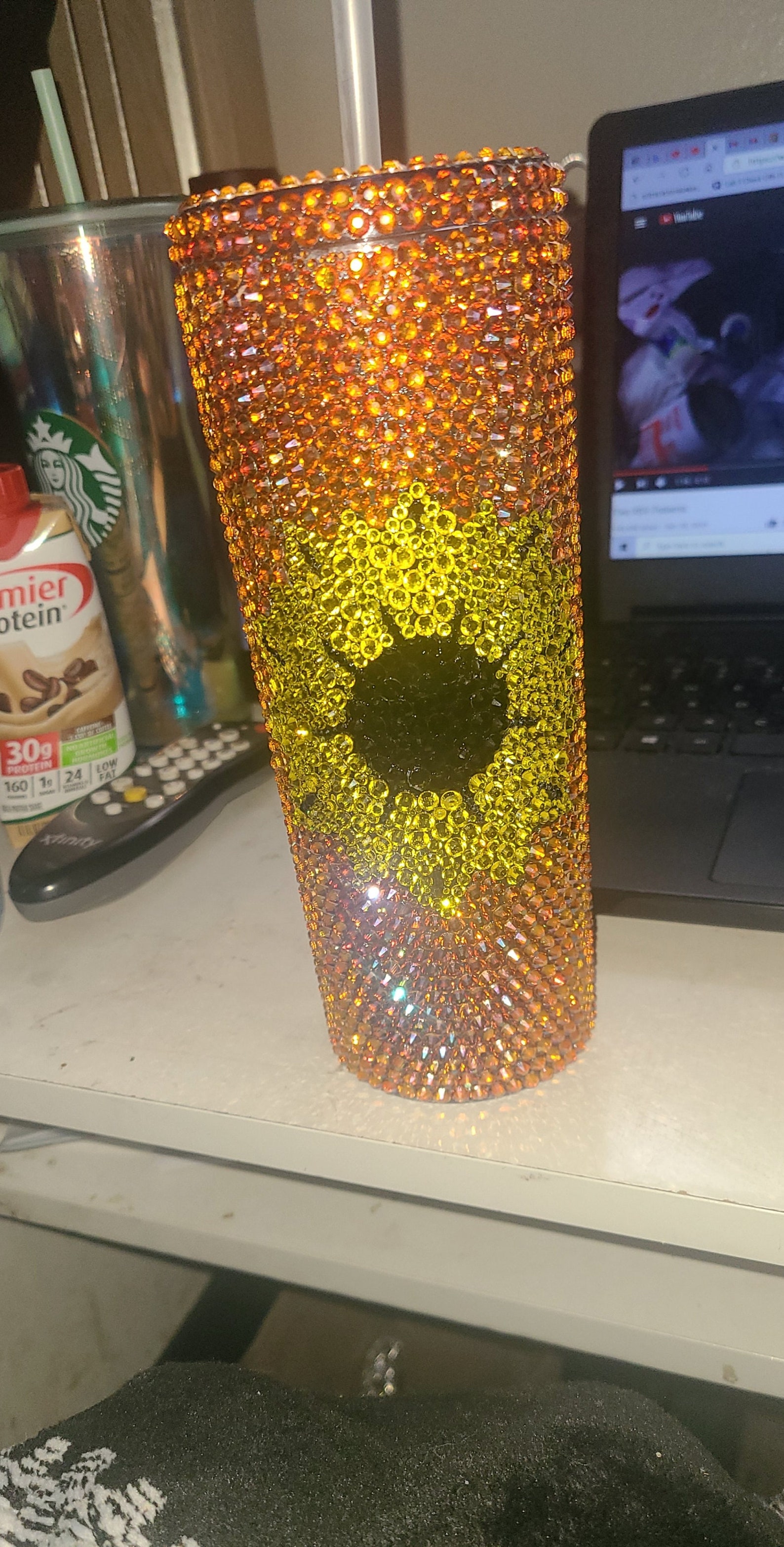 Custom Rhinestone Tumbler made to order 18oz Etsy