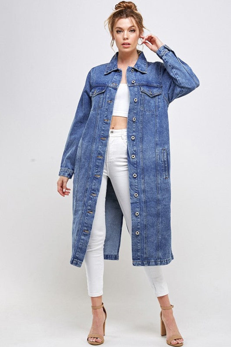 White Non-Strech Third quarter denim jacket