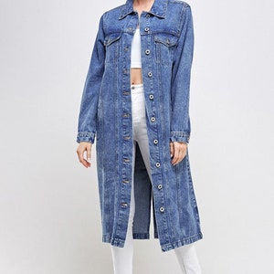 White Non-Strech Third quarter denim jacket