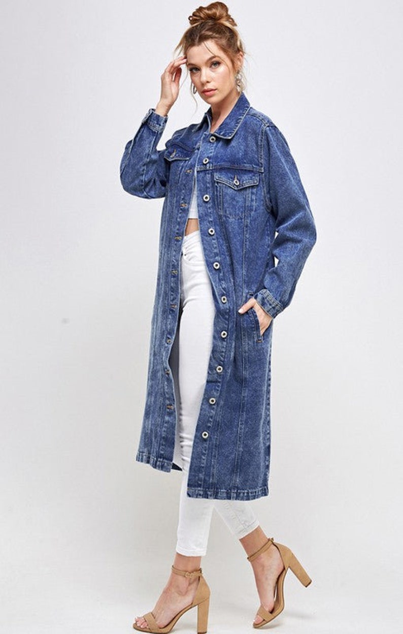 White Non-Strech Third quarter denim jacket