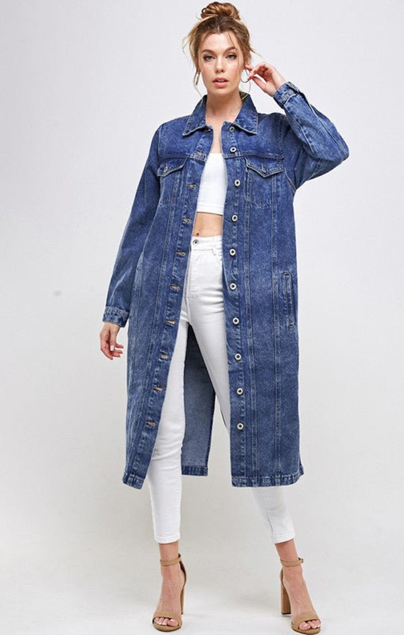 White Non-Strech Third quarter denim jacket