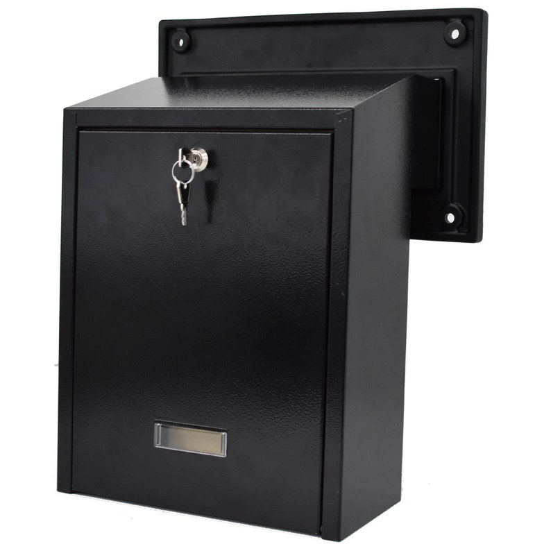Buy Rear Access Gate Mounted Letterbox Cast Aluminium Lockable ...
