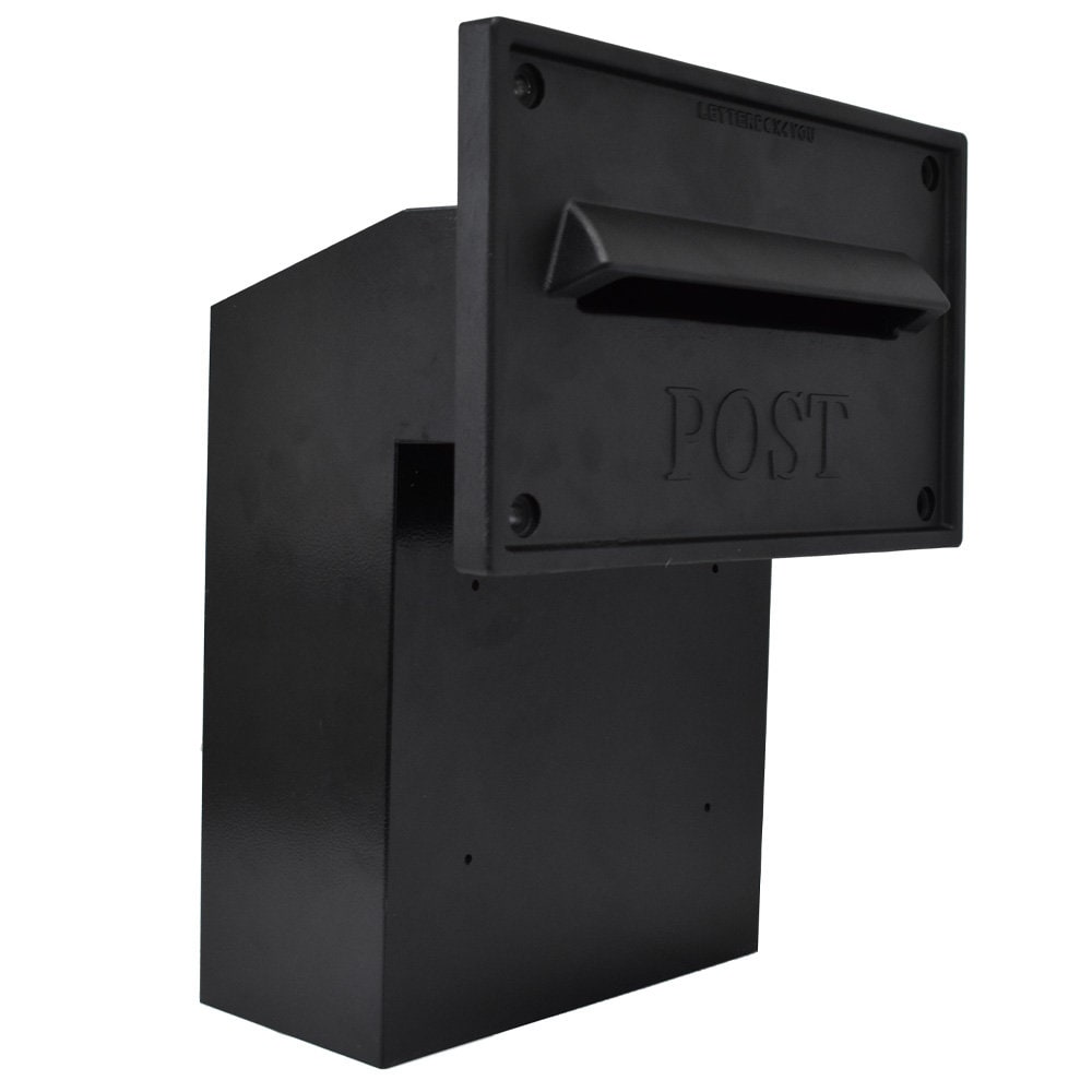 Buy Rear Access Gate Mounted Letterbox Cast Aluminium Lockable ...